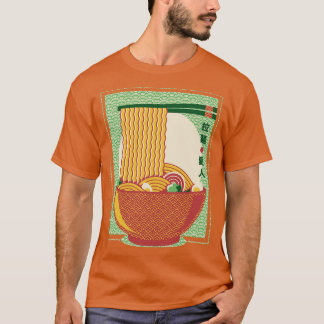 Camiseta Minimalismo Ramen Nodles Patte Japonesa Tradiciona