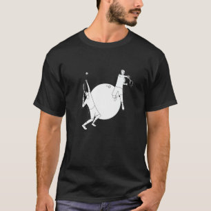 Camiseta Minimalismo Tennisplayer Illustração Tênis Tourna