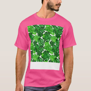 Camiseta Minimalismo tropical Monstera Leaf Elegance