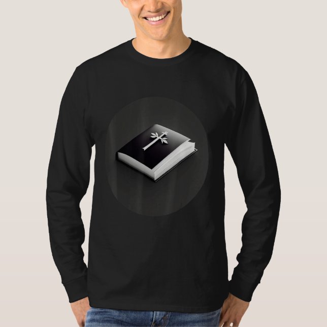 Camiseta Minimalist Black Holy Bible (Frente)