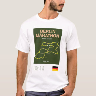 Camiseta Minimalist Boston Marathon Line Print