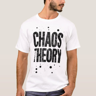Camiseta Minimalist Chaos Theory Typography
