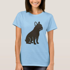 Camiseta Minimalist French Bulldog Silhouette Dog Lover Des