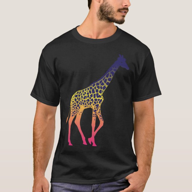 Camiseta Minimalist Giraffe Classic T-Shirt (Frente)