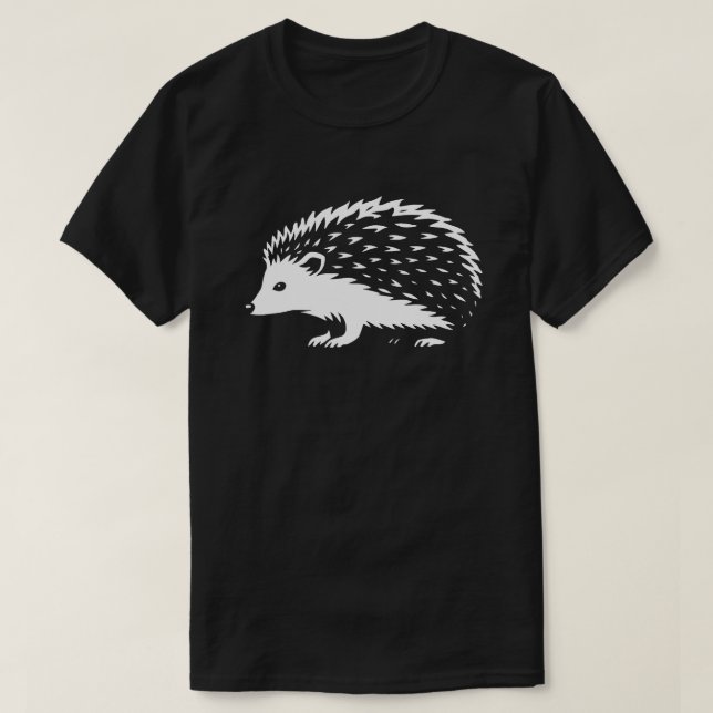 Camiseta Minimalist Hedgehog Walk (Frente do Design)