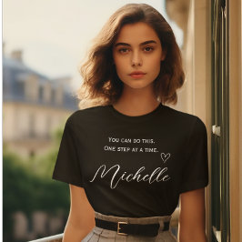 Camiseta Minimalist Quote | You Can Do This Personalized