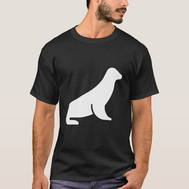 Camiseta Minimalist sea lion (Frente)