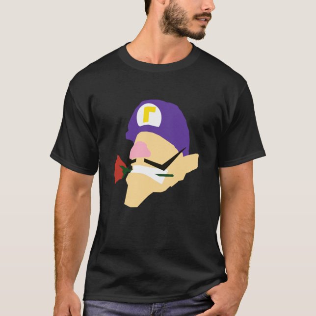 Camiseta Minimalist Waluigi Classic (Frente)