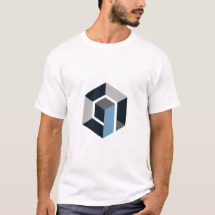 Camiseta Minimalista Abstrata Geométrica Hexágono