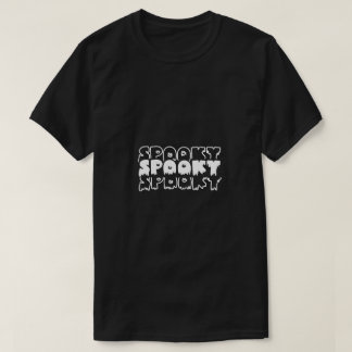 Camiseta Minimalista Assustador – Arte Tipográfica de Hallo