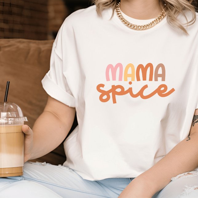 Camiseta Minimalista Boho Mama Spice (Cute boho mama spice tee)