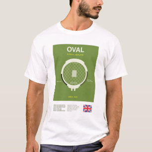 Camiseta Minimalista com Desenho da Oval Cricket G