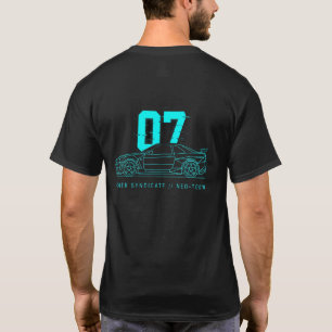 Camiseta Minimalista Cyberpunk Nº 07 Blockcore