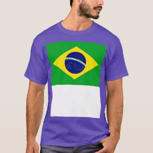 Camiseta Minimalista da bandeira do Brasil