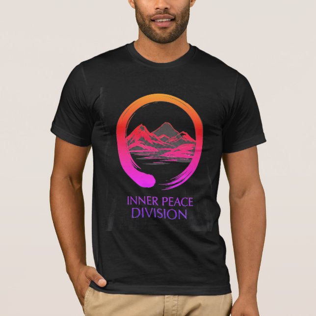 Camiseta Minimalista da Divisão Paz Interior (Frente)