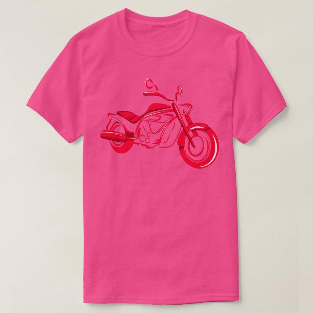 Camiseta Minimalista da moto (Frente do Design)
