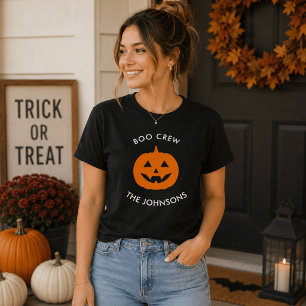 Camiseta Minimalista da Turma do Boo Abóbora – Personalizad
