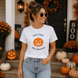 Camiseta Minimalista da Turma do Boo Abóbora – Personalizad
