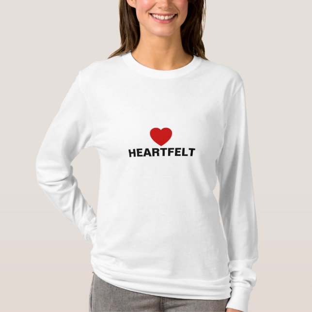 Camiseta Minimalista De Amor (Frente)