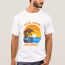 Camiseta Minimalista de férias de praia