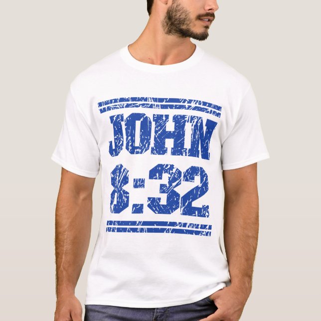 Camiseta Minimalista Distendida com Versículo Bíbl (Frente)