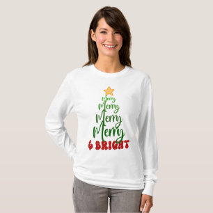Camiseta Minimalista Dourado Amarelo Vermelho Fofo Natal Fe