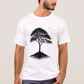 Camiseta Minimalista e Camiseta de Aves |