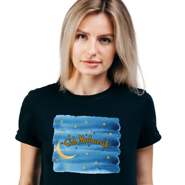 Camiseta Minimalista Eid Mubarak Ramadan (Criador carregado)