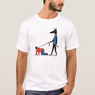 Camiseta Minimalista Engraçado Cachorro Engraçado 