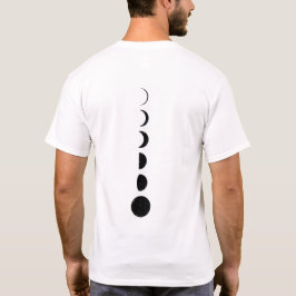 Camiseta Minimalista Fase Lunar