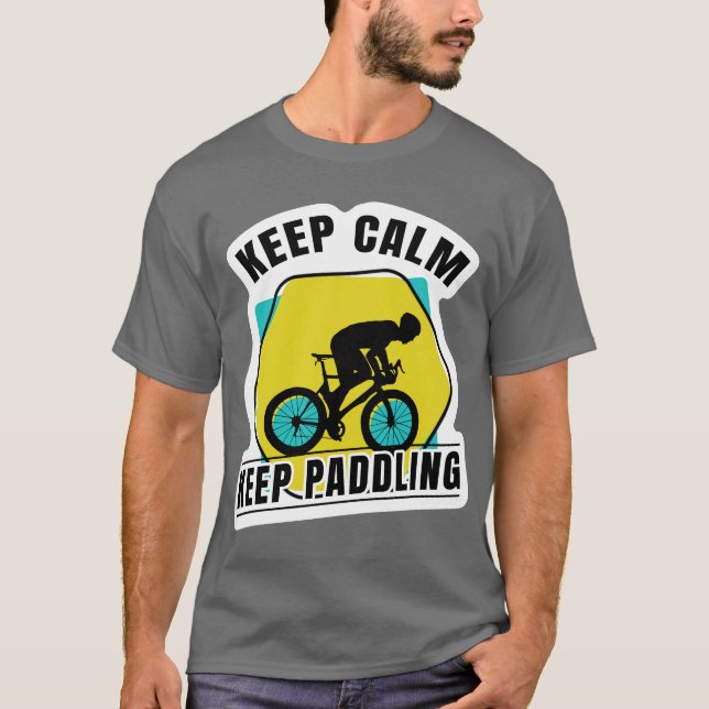 Camiseta Minimalista Fique Calmo (Frente)