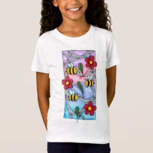 Camiseta Minimalista Moderno Gráfico de Desenho Animado - C