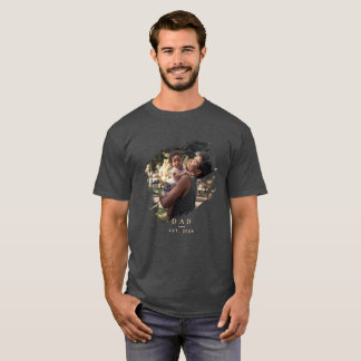 Camiseta Minimalista Moderno Tendente Photopop Dia dos Pais