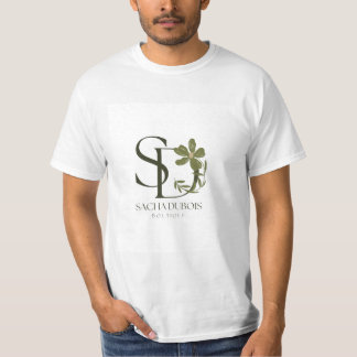 Camiseta Minimalista Monograma – Camiseta de Algod