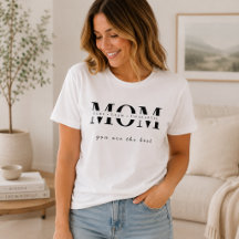 Camiseta Minimalista Nome da Mãe Personalizada