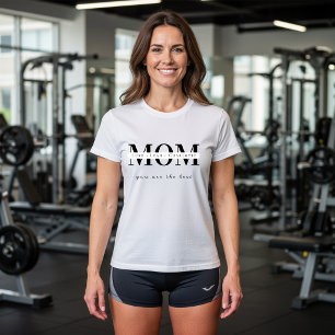 Camiseta Minimalista Nome da Mãe Personalizada
