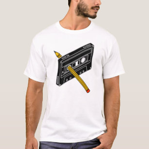 Camiseta Minimalista Retro rebobinar