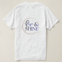 Camiseta minimalista Rise & Shine