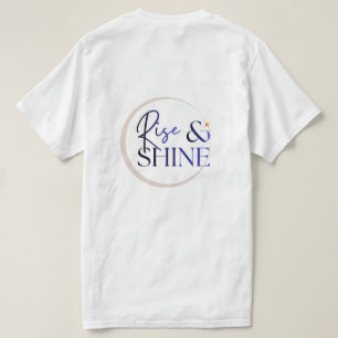 Camiseta minimalista Rise & Shine