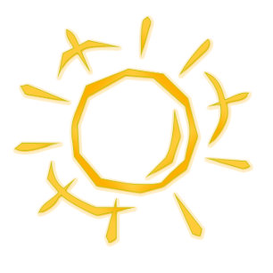 Camiseta Minimalista Sol Brilhante Arte de Sol S