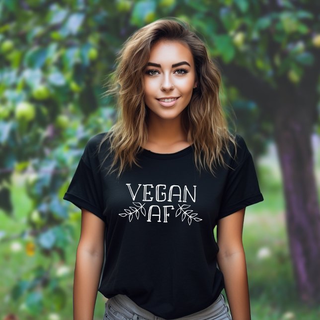 Camiseta Minimalista Vegano Folhas    (Criador carregado)