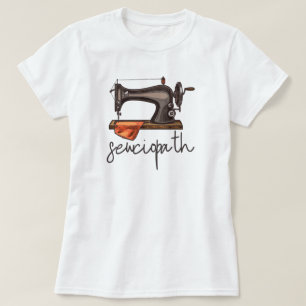Camiseta Mínimo de citação da máquina de costura sewciopath