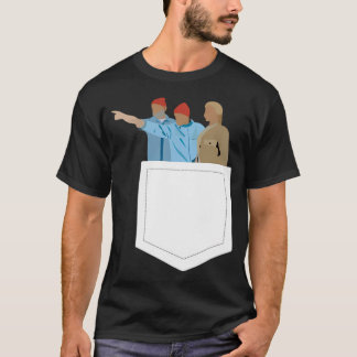 Camiseta Mínimo De Vida Aquática Com Steve Zissou Poster