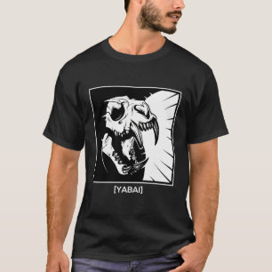 Camiseta Mínimo Japonês Caveira de Gato Yabai