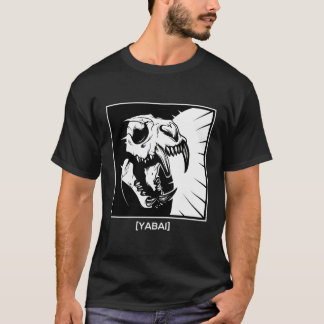 Camiseta Mínimo Japonês Caveira de Gato Yabai