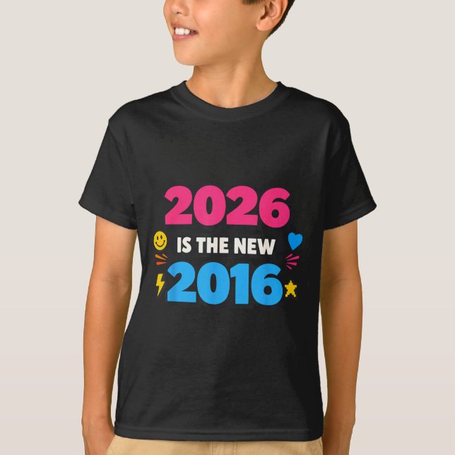 Camiseta Mínimo Nostalgia da Internet 2026 Nova 2016 (Frente)
