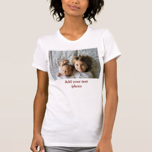 Camiseta Mínimo simples ADICIONE O TEXTO FOTOGRÁFICO     