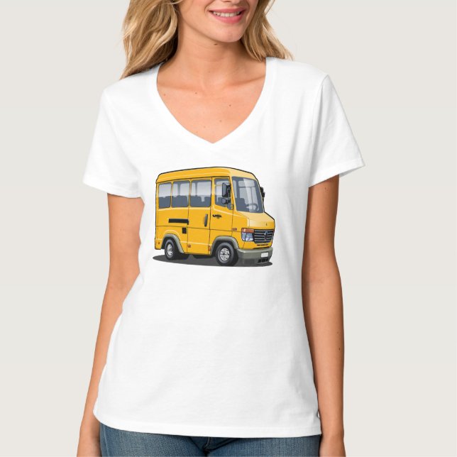 Camiseta Miniônibus Cartoon (Frente)