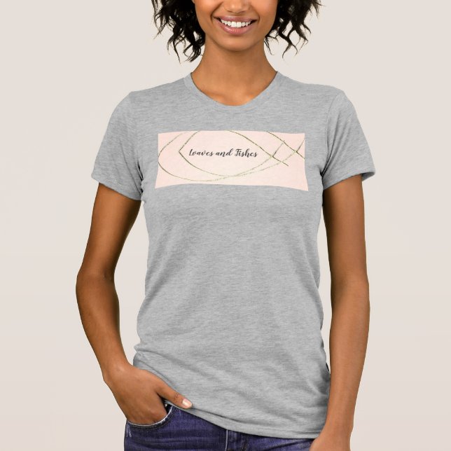 Camiseta Ministério Cristão Loaves Fishes T shirt (Frente)