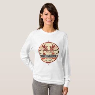 Camiseta Ministério do t-shirt longo da luva das